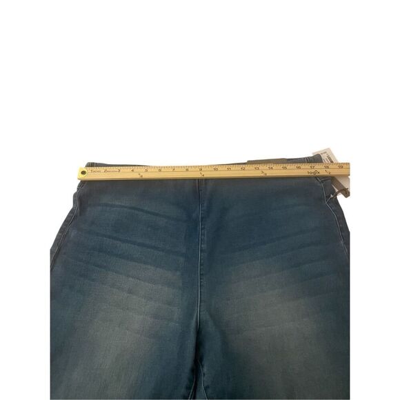 NWT Soft Surroundings Supremely Soft Pull on skinny Jeans Comfort Waist Size PL - Picture 5 of 16